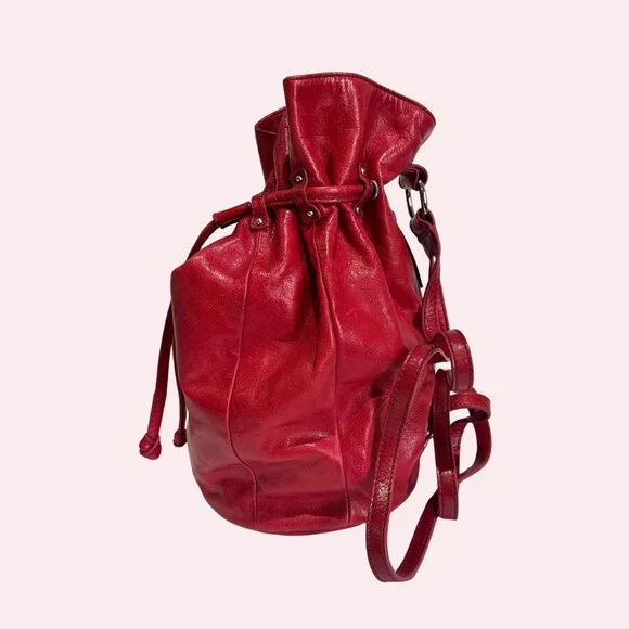 HOBO Red Leather backpack satchel Bag s-l400.jpg main image 4